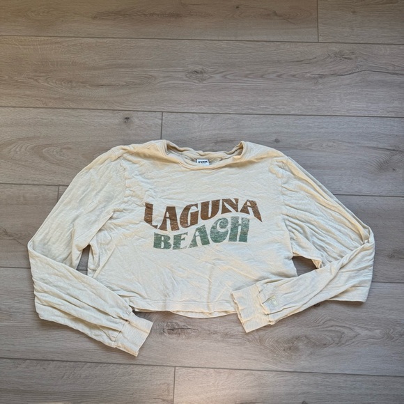 PINK Victoria's Secret Tops - Laguna Beach Graphic Long Sleeve Top